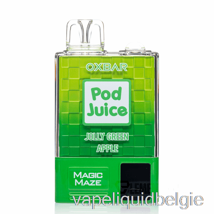 Vape Smaken Oxbar Magic Maze Pro 10000 Wegwerp Vrolijke Groene Appel - Peulensap